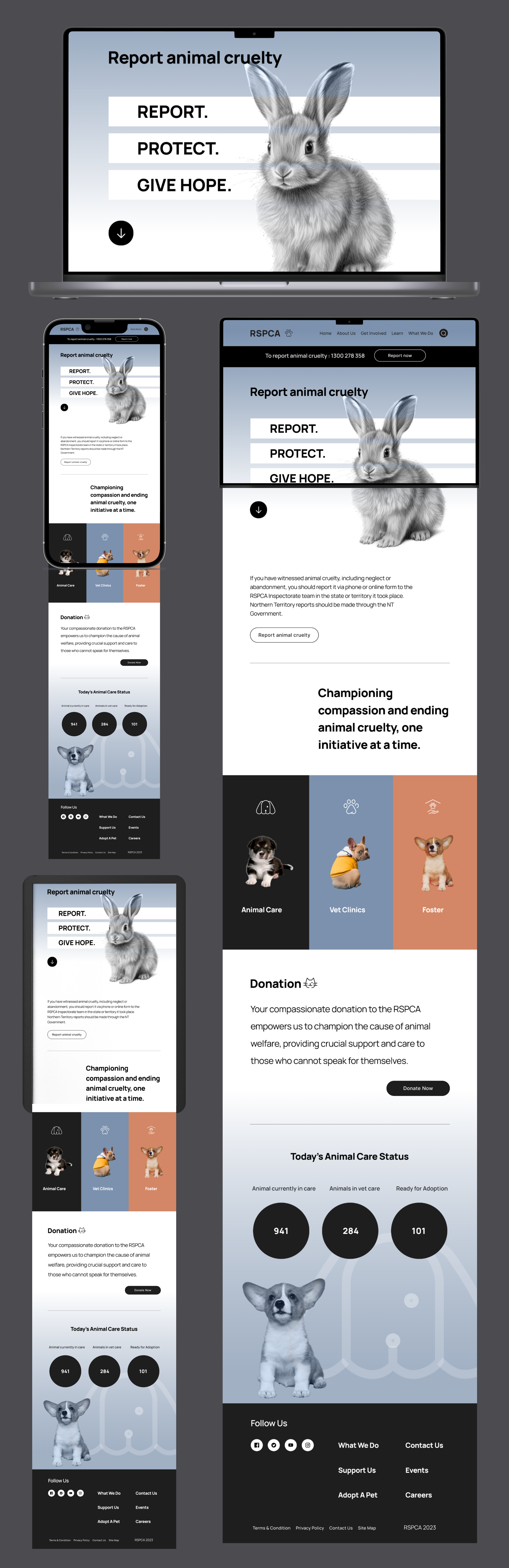 RSPCA Final UI Design